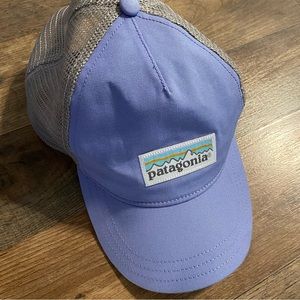 Patagonia trucker hat lavender color